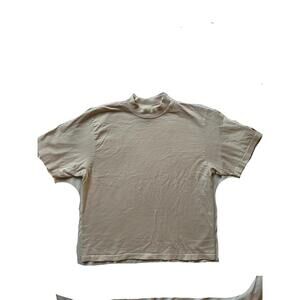 Los Angeles Apparel Made in USA Heavyweight Mock Neck Tee